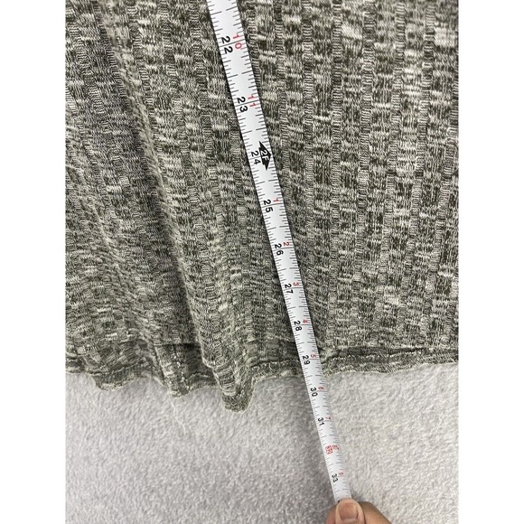 Kaileigh Women's Tank Open Slit Back Sleeveless Taupe Size Large Ribbed - Picture 5 of 7